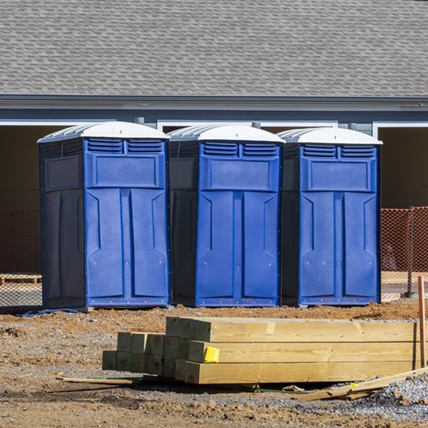 can i customize the exterior of the portable restrooms with my event logo or branding in Keedysville